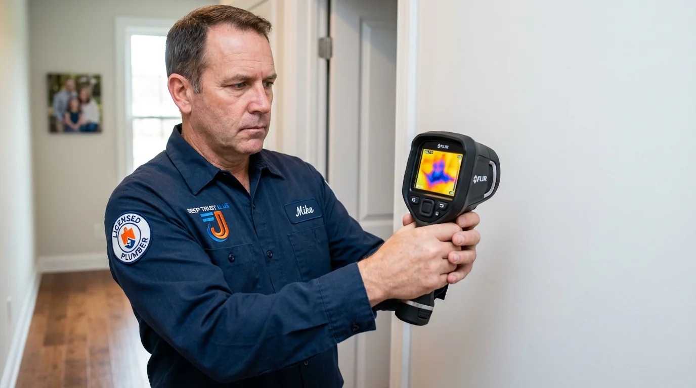 Thermal imaging leak detection by Johns Plumbing LLC in Unalaska